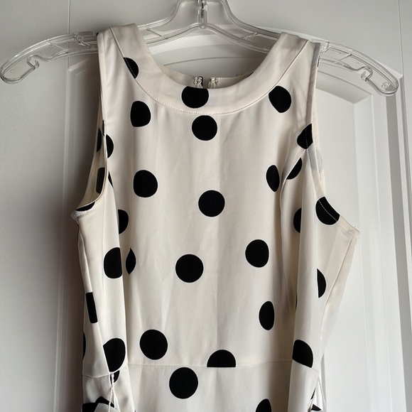 Ann Taylor Factory Black and White Polka Dot Dress - Picture 5 of 5
